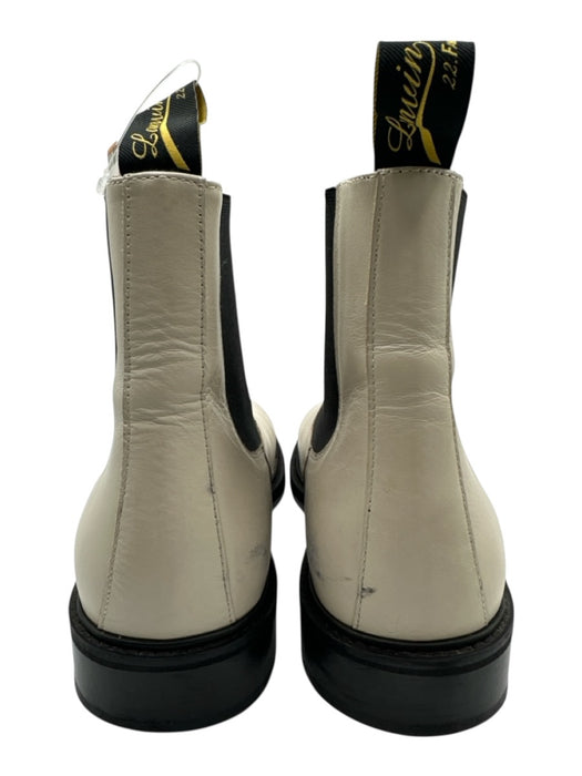 Lanvin Shoe Size 44 AS IS White Leather Solid Boot Men's Shoes White / 44