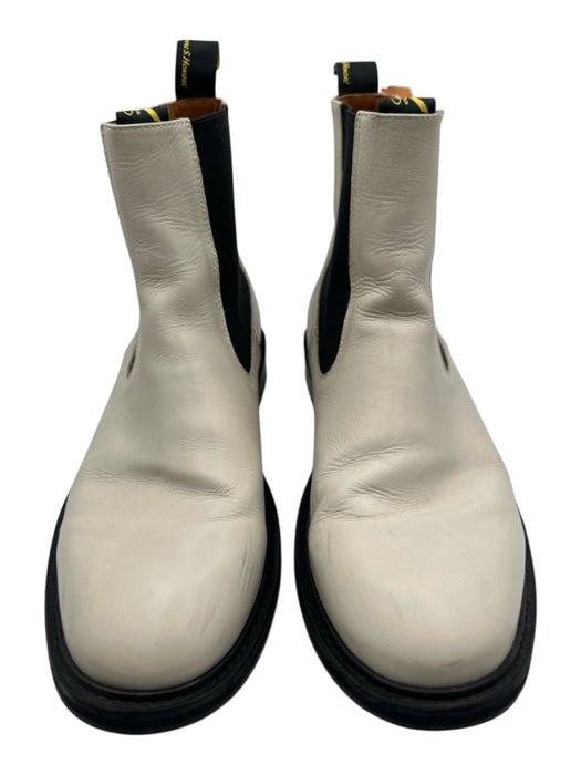 Lanvin Shoe Size 44 AS IS White Leather Solid Boot Men's Shoes White / 44