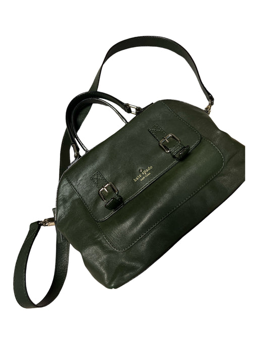 Kate Spade Green Leather Top Handles Crossbody Strap GHW Bag Green / M