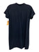 A.P.C Size XS Navy Blue Cotton Short Sleeve Breast Pocket 1/4 Button Dress Navy Blue / XS