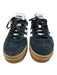 Adidas Shoe Size 9.5 Black & White Leather Upper Suede T Toe Platform Sneakers Black & White / 9.5