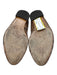 Jimmy Choo Shoe Size 40.5 Beige & Brown Leather Upper Snakeskin Embossed Flats Beige & Brown / 40.5