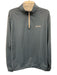 Peter Millar Size L Blue Synthetic Solid Quarter Zip Men's Long Sleeve Shirt Blue / L