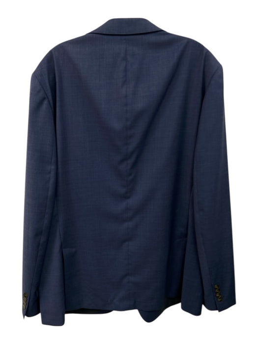 Bonobos Like New Blue Wool Blend Solid notched 2 Button Men's Blazer Blue / 44r