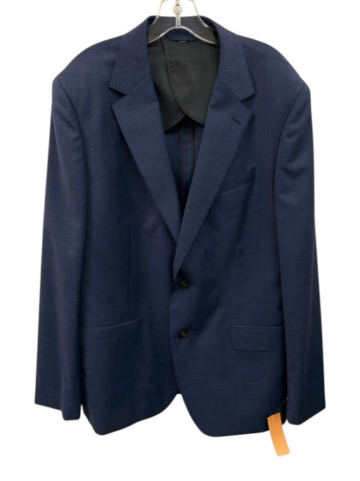 Bonobos Like New Blue Wool Blend Solid notched 2 Button Men's Blazer Blue / 44r