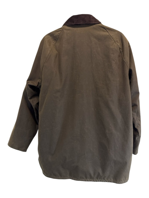 Barbour Size 40 Olive Green Cotton Waxed Outdoor Men's Jacket Olive Green / 40