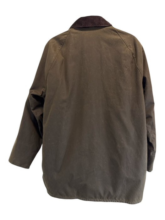 Barbour Size 40 Olive Green Cotton Waxed Outdoor Men's Jacket Olive Green / 40