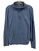 Peter Millar Size L Blue Cotton Solid Quarter Zip Sweatshirt Long Sleeve Shirt Blue / L