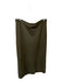 Tibi Size 6 Olive Green Polyamid Back Zip A Line Midi Skirt Olive Green / 6