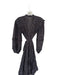 Ulla Johnson Size 2 Blue & Black Cotton & Viscose Abstract Button Up Midi Dress Blue & Black / 2