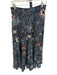 Ulla Johnson Size 6 Burnt Orange & Navy Cotton & Viscose Botanical Tiered Skirt Burnt Orange & Navy / 6