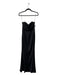 Meshki Size M Black Satin Back Zip Strapless Maxi Gown Dress Black / M