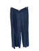 Na-kd Size 36 Navy Lycocell High Waist Pleated Wide Leg Trouser Pants Navy / 36