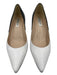 LK Bennett Shoe Size 37.5 White & Black Leather Pointed Toe Colorblock Pumps White & Black / 37.5