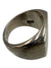 Silver 925 Silver Flat Chunky Signet Ring Silver