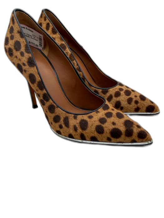 Givenchy Shoe Size 39 Tan & brown Pony Hair Pointed Toe Cheetah Stiletto Pumps Tan & brown / 39