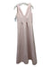 Amsale Size 2 Pale Pink Polyester V Neck & Back Sleeveless Empire Waist Gown Pale Pink / 2