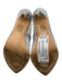AZALEA WANG Shoe Size 8 Clear & Silver Polyurethane All Over Rhinestone Pumps Clear & Silver / 8