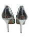 Jewel Badgley Mischka Shoe Size 6.5 Silver Sequin Pointed Toe Stiletto Pumps Silver / 6.5
