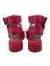 Silent D Shoe Size 38 Bright Pink Leather & Rubber Lug Sole Ankle Buckle Sandals Bright Pink / 38