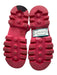 Silent D Shoe Size 38 Bright Pink Leather & Rubber Lug Sole Ankle Buckle Sandals Bright Pink / 38