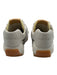 Vince Shoe Size 6.5 White, Silver, Beige Leather & Suede Low Top Sneakers White, Silver, Beige / 6.5