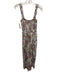 Wilfred Size S Purple & Multi Viscose Blend Shirred Abstract Floral Jumpsuit Purple & Multi / S