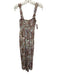 Wilfred Size S Purple & Multi Viscose Blend Shirred Abstract Floral Jumpsuit Purple & Multi / S