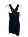 Likely Size 0 Black Polyester & Rayon Sleeveless Darted Dress Black / 0