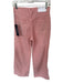 Veronica Beard Size 26 Mauve Pink Cotton Blend High Waist Wide Leg Jeans Mauve Pink / 26