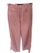 Veronica Beard Size 26 Mauve Pink Cotton Blend High Waist Wide Leg Jeans Mauve Pink / 26