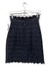 Dolce & Gabbana Size 38 Black Polyamide Blend Tweed Pencil Back Zip Skirt Black / 38