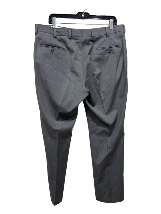 Ralph Lauren Size 36 Grey Wool Solid Zip Fly Men's Pants 36