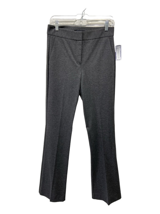 Theory Size 4 Gray Viscose Blend Mid Rise Straight 4 Pocket Pants Gray / 4