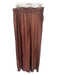 Milly Size S Burgundy Triacetate & Polyester Elastic Waist Leg Slit Skirt Burgundy / S