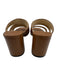 Jimmy Choo Shoe Size 37.5 Tan Brown Leather Upper Strappy Chisel Toe Sandals Tan Brown / 37.5