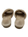 Veronica Beard Shoe Size 7.5 Beige Leather Upper Suede Criss Cross Mule Sandals Beige / 7.5