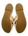 Veronica Beard Shoe Size 7.5 Beige Leather Upper Suede Criss Cross Mule Sandals Beige / 7.5