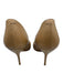 Jimmy Choo Shoe Size 37.5 Beige Leather Upper Almond Toe Stiletto Mid Heel Pumps Beige / 37.5