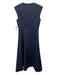 Veronica Beard Size 4 Dark Wash Cotton Blend Denim Sleeveless Paneled Dress Dark Wash / 4
