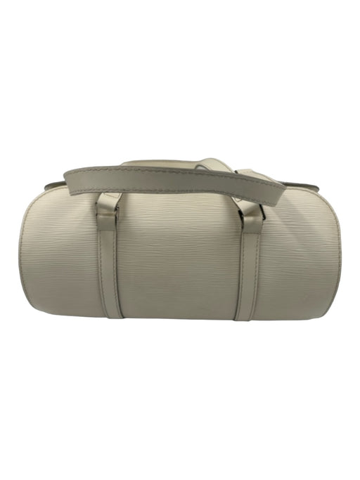 Louis Vuitton Cream Epi Leather Silver Hardware Top Zip Double Top Handle Bag Cream / Medium