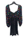 Rixo for Target Size 2 Black & Multi Rayon Polka Dots Sweetheart Neckline Dress Black & Multi / 2