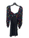 Rixo for Target Size 2 Black & Multi Rayon Polka Dots Sweetheart Neckline Dress Black & Multi / 2