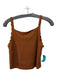 House of Harlow 1960 Size M Camel Brown Acrylic Crochet Sleeveless Top Camel Brown / M