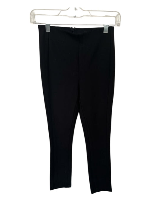 Rag & Bone Size 0 Black Viscose Elastic Waist Back Zip Legging Pants Black / 0