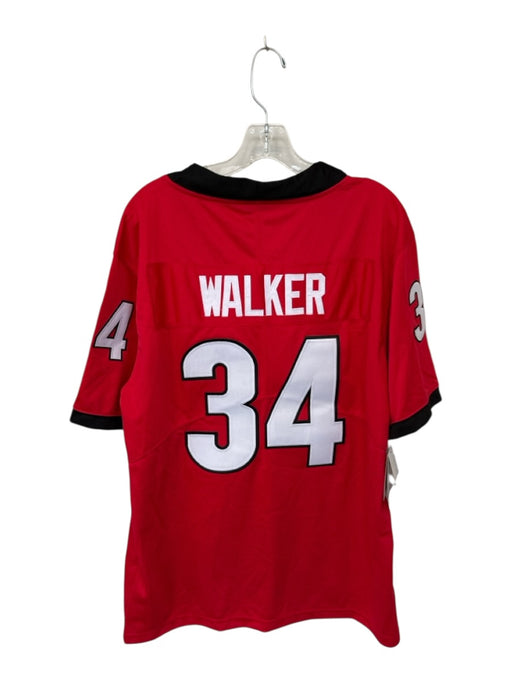 Nike NWT Size M Red & Black Polyester Blend Logo Men's Shirt Red & Black / M