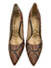 Sam Edelman Shoe Size 9 Brown & Black Leather Lined Snakeskin Stiletto Pumps Brown & Black / 9