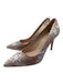 Kate Spade Shoe Size 9 White Pink & blue Snake Embossed Pointed Toe Pumps White Pink & blue / 9