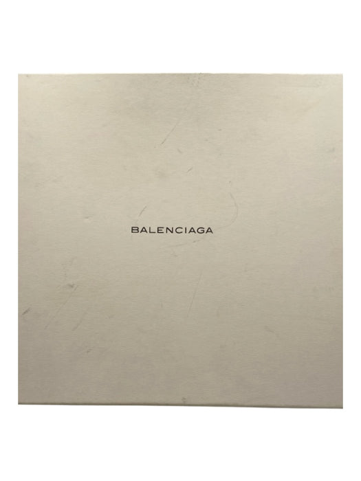 Balenciaga Shoe Size 36.5 Black Leather Elastic Scalloped Chelsea Ankle Booties Black / 36.5