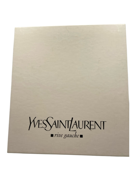 Yves Saint Laurent Shoe Size 36 Black Leather open toe Ankle Strap Sandals Black / 36